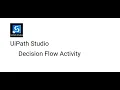 UiPath Studio Even Odd number using flow decision activity