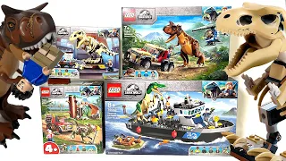 ALL LEGO Jurassic World | Camp Cretaceous Sets COMPILATION/COLLECTION Speed Build Review