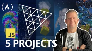JavaScript Tutorial with Three js - 5 Projects for Beginners