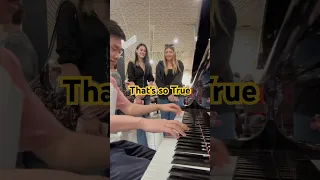 Two Girls Asked Me To Play That S So True Thatssotrue Piano Publicpiano Gracieabrams 