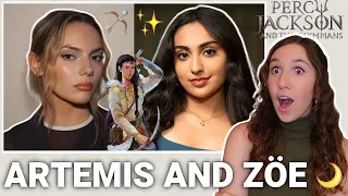 PERCY JACKSON SEASON 3 CASTING NEWS Artemis and Zoe I can see the stars again my lady