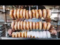 Download Lagu This shop makes 500 donuts by hand everyday - delicious desserts (no talking)