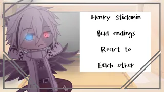 Download Henry Stickmin Bad endings react to each other || gacha club || my au MP3