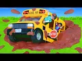 Download Lagu School Bus goes to the Car Wash for Kids