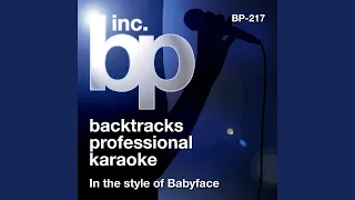 Download Sorry For The Stupid Things (Karaoke With Background Vocals) (In the Style of Babyface) MP3