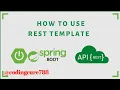 How To Use RestTemplate For inter Service Communication Microservice RestTemplate codingcure788