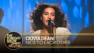 olivia dean nice to each other the tonight show starring jimmy fallon