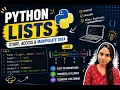 Python LISTS - Explained