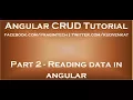 Reading data in angular
