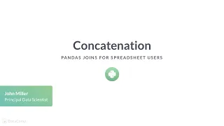 Python Tutorial Concatenation