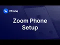 Initial Zoom Phone Setup