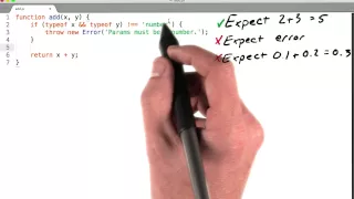 Refactoring add - JavaScript Testing