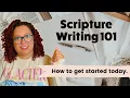 Kickstart Your Scripture Writing Journey - A Simple Guide for Newbies