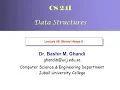 Lecture 8 Binary Heaps Part II