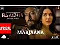 Download Lagu Baaghi 4: Marjaana (Lyrics) | Tiger Shroff, Harnaaz, Sanjay D, Sonam B | B Praak, Siddhaant, Sameer