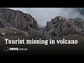 Tourist plunges into massive volcano in Indonesia