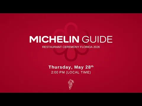 MICHELIN Guide Restaurant Ceremony Florida 2026