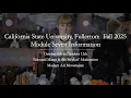 CSUF ONLINE-MODULE SEVEN INFORMATION-FALL 2025