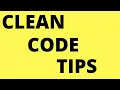 CLEAN CODE TIPS SOFTWARE DEVELOPMENT CODE REVIEW BEST PRACTICES TIPS CLEAN CODE InterviewDOT