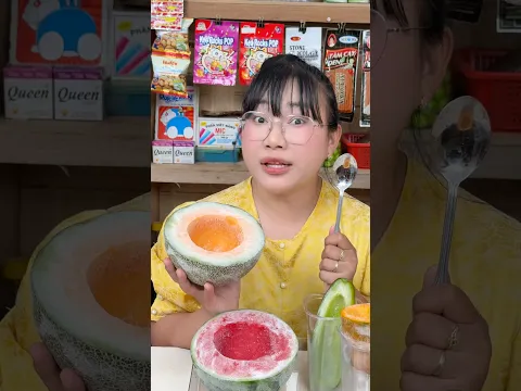 Lần đầu ăn kem trái cây đông đá #cantinbaton