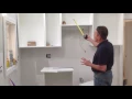 How to assemble install IKEA Sektion wall cabinet