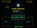 python identifier in hindi what is identifier in python identifier rules in python