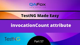 invocationCount attribute TestNG - Part 57