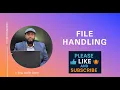 20 Python Programming File Handling - Somali