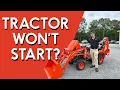 Why won t my tractor start