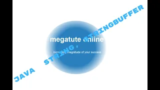 Java String and StringBuffer class