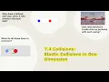 Elastic Collisions in One Dimension Billiard Balls Newton s Cradle Physics