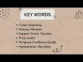 Weighted Coefficient Firefly Optimization Algorithm and Support Vector Machine for Trust Model