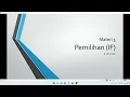Pemrograman Java Dasar - Pertemuan 5