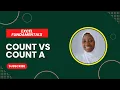 Excel COUNT vs COUNTA Explained Count Numbers and Text in Excel