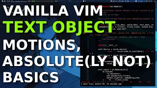 vim Text object motions