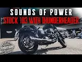 Stock Harley 103 with Thunderheader Moonshine H-D SOUNDS of POWER