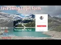 Java Swing UI Design - Login Form With Background Image