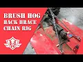 DIY Replacing Brush Hog Back Brace with Chain Using OEM Rigid Top Link