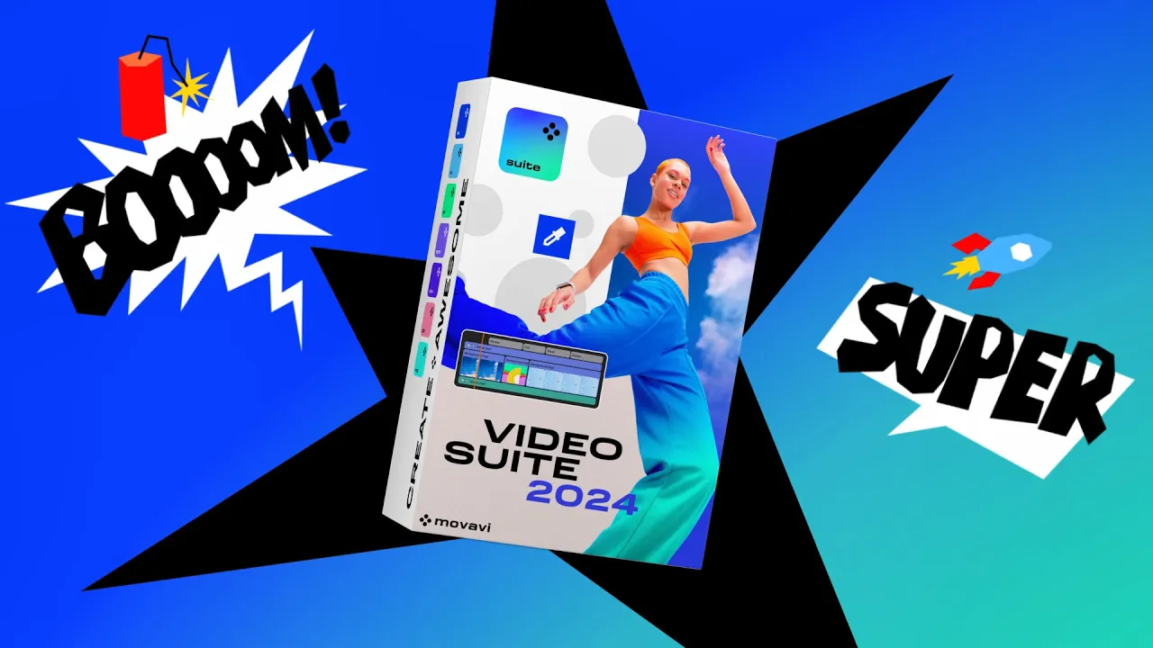 Movavi — Movavi Video Suite 2024 — Video Editing Software (YouTube video ad)