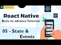 State And Events Mastering React Native React native Tutorials