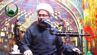 نعي مفجع وحزين بين رقية والحسين | بويه خل افرش عباتي الشيخ مصطفى الموسى