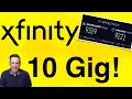Comcast Gigabit Pro Xfinity Gigabit x6 Now x10 at 10 Gigabits Per Second