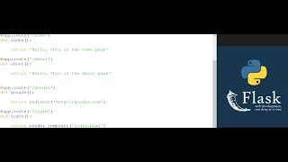 Flask Python for web development Part 2