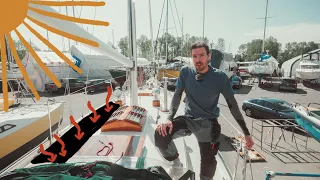 Solar Installation on a Traditional Yacht — Efficient and Low Profile.