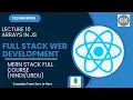 Lecture10 Mastering Full Stack Web Development Arrays in JS 2025