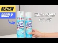Lysol 2 pack disinfectant spray review