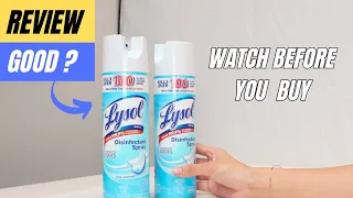 Lysol 2 pack disinfectant spray review