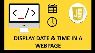 Display Current Date and time live in a webpage using JavaScript