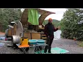 MORE Maine North Woods in Teardrop Trailer and Subaru