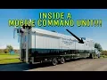 INSIDE A MOBILE COMMAND CENTER MRAP and RAM 5500 EMS